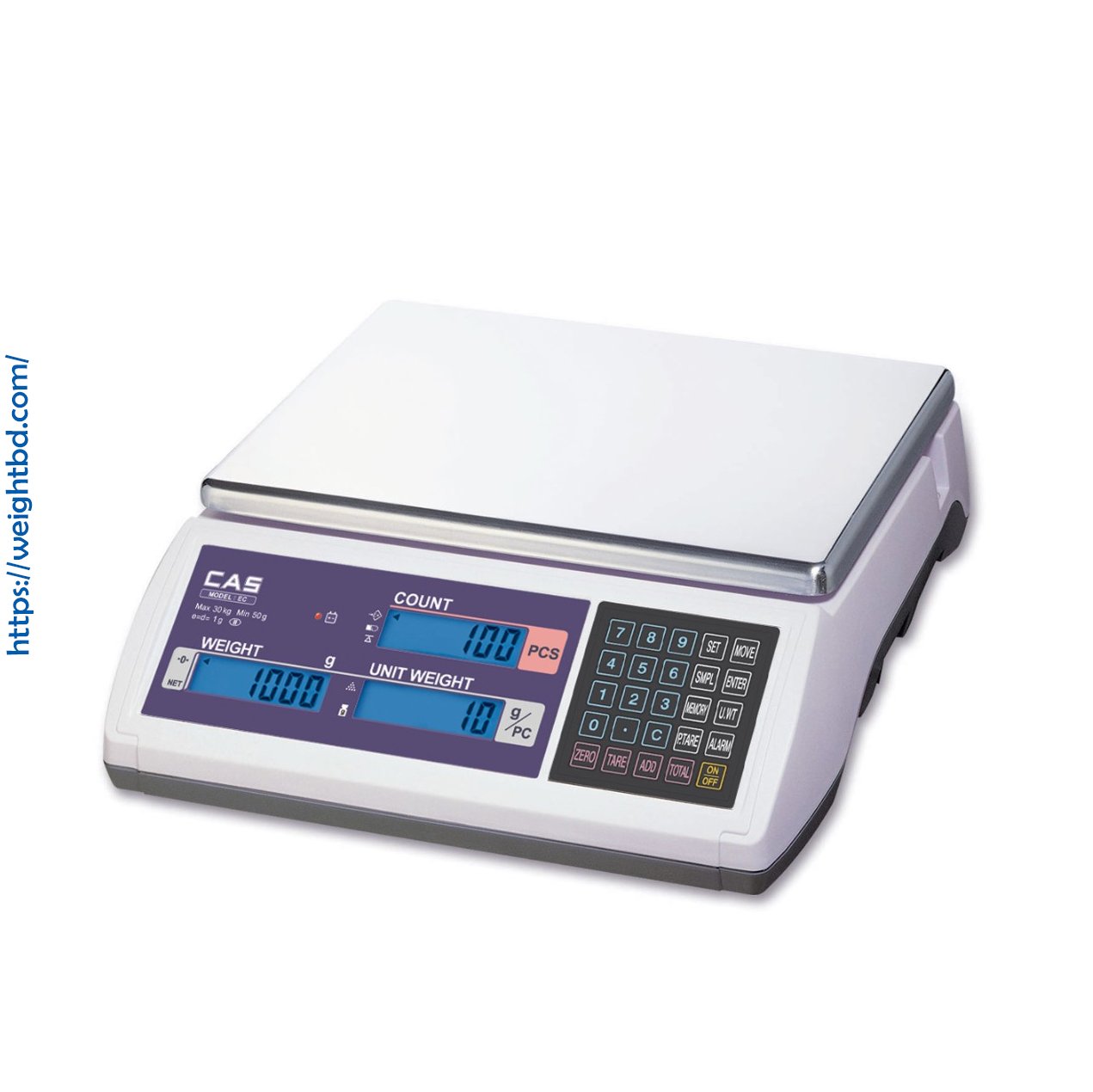 CAS EC pcs Counting Scale CAS EC pcs Counting Scale