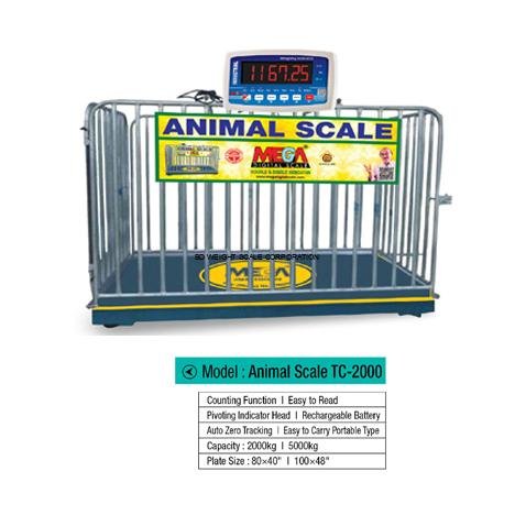 Animal Scale TC-2000 Mega Cow Weight Scale Animal Scale TC-2000 Mega Cow Weight Scale